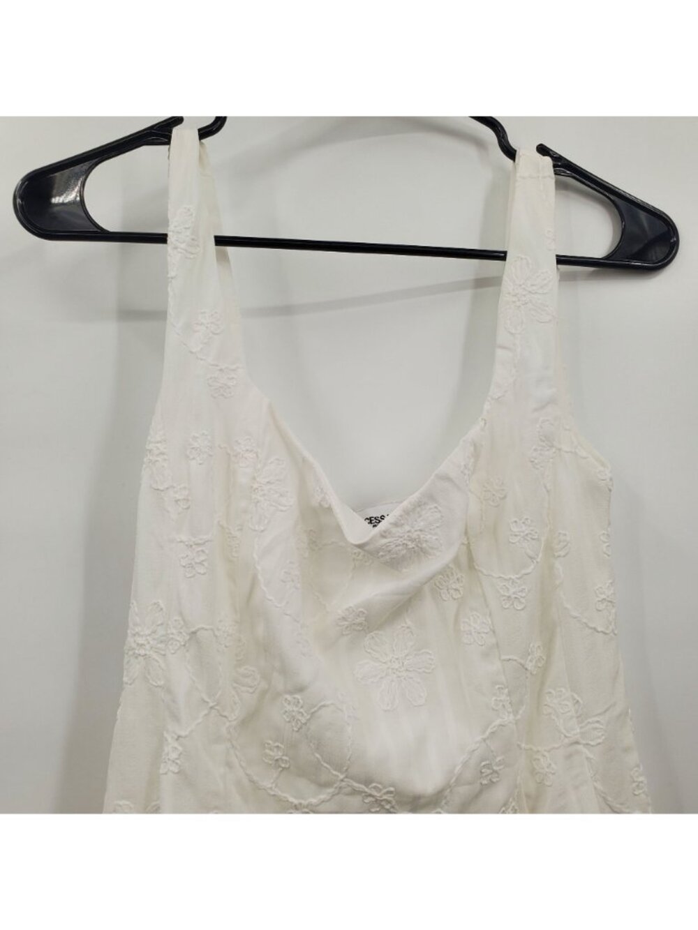 Princess Polly You Can Embroidered Mini Dress Women Size US 4 NWT Square Neck - Picture 4 of 16
